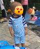 e.亦浪兒童泳衣男童連體防曬速干寶寶嬰兒小童男孩游泳衣可愛(ài)羊駝?dòng)斡狙b 連體975羊駝+防曬帽 100 （4碼 80-90cm身高） 曬單實(shí)拍圖