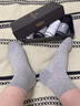 夢(mèng)特嬌襪子男100%純棉吸汗透氣耐磨運動(dòng)襪艾草精油10A抗菌防臭白色短襪 曬單實(shí)拍圖