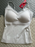 貓人【劉亦菲同款】吊帶背心女帶胸墊蕾絲薄款打底內搭上衣無(wú)袖吊帶衫 曬單實(shí)拍圖