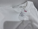 京東京造50支液氨抗皺男士t恤男短袖男款純棉打底衫內搭春季衣服 白色 L 曬單實(shí)拍圖