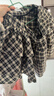 UR2026春季新款女裝復古休閑撞色格紋超寬松半裙UYY550036 黑色格子 (無(wú)內襯) S (XS-S) 曬單實(shí)拍圖