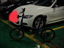 京東京造 F8折疊自行車(chē)禧瑪諾7速鋁合金20英寸成年人學(xué)生通勤單車(chē)太空灰 曬單實(shí)拍圖