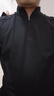 安踏零壓T丨半拉鏈通勤商務(wù)休閑長(cháng)袖T恤男士春季防曬運動(dòng)跑步打底衫 【升級防曬+勁道紗】基礎黑7401-4 春季常規款 2XL (男185) 曬單實(shí)拍圖