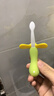 babycare兒童牙刷寶寶牙刷嬰兒軟毛刷兒童倍凈訓練牙刷1-3歲2支裝 原力青 曬單實(shí)拍圖