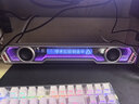 漫步者花再Halo PixelBar深淵字幕歌詞音響電腦桌面音箱 藍牙6.0有線(xiàn)音箱RGB燈效 破曉白 曬單實(shí)拍圖