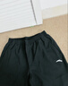 安踏男褲速干七分褲男2026夏季新款冰絲透氣休閑運動(dòng)中褲男士跑步褲子 （推薦款夏季速干褲拉鏈款）黑色 M /170cm (適合120-130斤) 曬單實(shí)拍圖