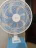 美的（Midea）臺式電風(fēng)扇七葉柔風(fēng)輕音臥室宿舍廣角遠距交流定頻臺扇辦公室桌面節能省電搖頭小型電扇 FGAU40D 曬單實(shí)拍圖