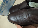木林森【頭層牛皮】皮鞋男大碼新款英倫正裝鞋休閑皮鞋男韓版男士小皮鞋 深棕色（DX-2168) 42 曬單實(shí)拍圖