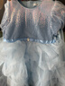 巴拉巴拉女童公主裙網(wǎng)紗連衣裙秋冬蛋糕裙珠片洋氣甜美時(shí)尚泡泡袖 藍色調00388 140 曬單實(shí)拍圖