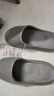 優(yōu)調拖鞋男足弓支撐居家防臭夏季浴室洗澡防滑情侶拖鞋女 隕石灰40-41 曬單實(shí)拍圖