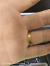 卡鉑亞古法黃金戒指足金9999平安無事實心方戒男女款對戒結(jié)婚素圈指環(huán) 古法黃金戒指 4.76克（23號）寬約3.9mm 曬單實拍圖