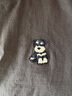 UR2026夏季新款男裝休閑百搭小狗刺繡圓領(lǐng)棉質(zhì)T恤UUY460023+ 中灰 M 曬單實(shí)拍圖