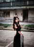 乖甜星赫本風(fēng)法式黑色一字肩連衣裙子女裝夏季2026新款氣質(zhì)收腰包臀長(cháng)裙 黑色 2XL 曬單實(shí)拍圖