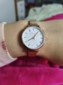 羅西尼（ROSSINI）手表女國表石英表女士手表超薄防水簡(jiǎn)約學(xué)生手表生日禮物送女友 純真白色石英女表819920G01A 曬單實(shí)拍圖
