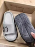 大嘴猴夏季涼拖鞋男26新款厚底可外穿室內家居防滑耐磨浴室洗澡情侶拖鞋 灰色 【正品保障】 42-43 標準碼（內長(cháng)265mm） 曬單實(shí)拍圖
