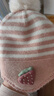 愛(ài)貝迪拉嬰兒帽子秋冬季護耳帽小月齡寶寶針織帽男童外出保暖防風(fēng)毛線(xiàn)帽子 曬單實(shí)拍圖