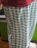 自由系女士100%純棉睡褲春夏新品格子家居褲四季可外穿寬松休閑少女長(cháng)款 曬單實(shí)拍圖