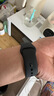 Apple/蘋(píng)果 Watch S11 智能手表GPS款42毫米亮黑色鋁金屬表殼黑色運動(dòng)型表帶S/M MEU94CH/B 曬單實(shí)拍圖