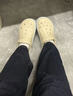 卡駱馳（CROCS）貝雅卡駱班洞洞鞋輕便耐磨一腳蹬休閑鞋女鞋時(shí)尚沙灘鞋|205089 冬日白/彩色-1LI 40 (250mm) 曬單實(shí)拍圖