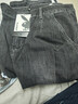 花花公子牛仔短褲男款夏季薄款寬松直筒百搭休閑時(shí)尚彈力男士七分褲子男 曬單實(shí)拍圖