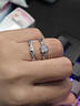 戚小米S999純銀四葉草戒指女士開(kāi)口戒可調節食指環(huán)高級感生日禮物送女友 四葉草戒指【S999足銀】 曬單實(shí)拍圖