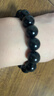 石玥珠寶收藏級14mm金貓眼天然黑曜石手串本命年轉運珠水晶手鏈男女士款 曬單實(shí)拍圖