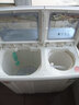 揚子半自動(dòng)洗衣機大容量家用雙桶雙缸洗衣機脫水雙筒 6.2公斤玻璃蓋板-母嬰迷你款 雙缸 曬單實(shí)拍圖
