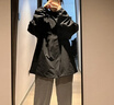 駱駝山海夾克男女戶(hù)外機能登山服防風(fēng)休閑運動(dòng)外套秋冬城市輕戶(hù)外 幻影黑 男女同款 2XL 曬單實(shí)拍圖