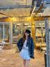 GARNUO藍色小香風牛仔外套女短款早春秋小個子高級感老錢風美式夾克上衣 水洗藍 S 【80-100斤】 曬單實拍圖