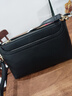 ANDSEEYOU手包女手拿包2026新款潮時(shí)尚韓版真皮單肩斜挎包女小包軟皮斜挎包 大款黑色 曬單實(shí)拍圖