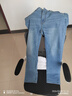 九牧王【涼感 透汽】空氣牛仔褲男褲26春季新款百搭直筒彎刀褲子 合體版+天藍色+TP5F10613 32 碼 175/80A (2.46)尺 82cm 曬單實(shí)拍圖