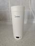 美的（Midea）便攜電熱水杯加熱杯電熱水壺保溫燒水杯350ml迷你旅行出差沖奶泡茶智能恒溫316L不銹鋼MK-DB35X22 曬單實(shí)拍圖