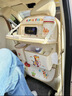 艾布與棉花汽車(chē)座椅后背收納袋掛袋兒童車(chē)載收納神器紙巾盒后排可折疊小桌板 長(cháng)款單個(gè)-彩虹動(dòng)物園【分類(lèi)收納/內置防水桶】 曬單實(shí)拍圖