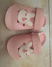 牧童兒童拖鞋夏男寶寶洞洞鞋軟底女童卡通洗澡嬰幼兒家居鞋萌兔粉140 曬單實(shí)拍圖