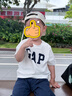 蓋璞Gap【大小童同款】男女童2026春季新款logo純棉短袖T恤兒童裝上衣 白色 893458/ 867583 100 cm(2-3歲)亞洲尺碼 曬單實(shí)拍圖