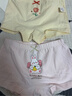 北極絨4條裝兒童內褲女童發(fā)育期純棉女孩學(xué)生10A抑菌平角短褲寶寶中大童 曬單實(shí)拍圖