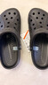 卡駱馳（CROCS）貝雅洞洞鞋男鞋女鞋輕便耐磨一腳蹬拖鞋休閑鞋百搭花園鞋|10126 黑色-001 43 (270mm) 曬單實(shí)拍圖