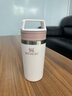STANLEY保溫杯咖啡杯水杯不銹鋼杯子時(shí)尚戶(hù)外便攜保溫保冷男士女士禮物 【明星同款】晶粉色- 354ml 曬單實(shí)拍圖
