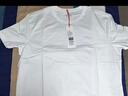 布先生春夏季短袖T恤男士純棉小白T純色內搭打底衫 白色 2XL(185) 曬單實(shí)拍圖