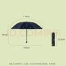 天堂 防紫外線(xiàn)晴雨傘三折 雨傘黑膠防曬太陽(yáng)傘遮陽(yáng)晴雨傘 午夜藍 曬單實(shí)拍圖