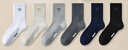 貓人男士襪子男春夏季100%純棉中筒襪10A抗菌防臭吸汗運動(dòng)休閑長(cháng)襪6雙 曬單實(shí)拍圖