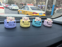 齊選小豬豬汽車(chē)擺件治愈系可愛(ài)搖頭小豬創(chuàng  )意個(gè)性車(chē)內中控臺裝飾品公仔 四只小豬豬 曬單實(shí)拍圖