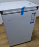 海爾（Haier）100L單溫冰柜小型家用小冰柜減霜一級能效冷藏冷凍轉換深冷冷柜小冰箱BC/BD-100GHW9D國家補貼 曬單實(shí)拍圖