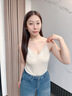 婷美莫代爾蕾絲吊帶背心2026新款打底內搭外穿百搭性感美背防走光吊帶 曬單實(shí)拍圖