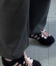 adidas「冰淇淋T頭鞋」VS JOG 2.0薄底運動(dòng)鞋男女阿迪達斯輕運動(dòng)   黑色/淺粉 (推薦女生選小半碼)   37 曬單實(shí)拍圖