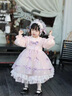 G.duck小黃鴨童裝洛麗塔公主裙女童連衣裙春秋季蝴蝶結生日禮服蓬蓬裙女 粉紫色 100 建議2~3歲（ 90-100cm） 曬單實(shí)拍圖