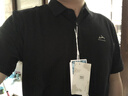 海瀾之家（HLA）短袖POLO衫男26新款山不在高系列大碼短袖男夏季 黑色33 M 170/88A 推薦125~136斤 曬單實(shí)拍圖