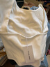 UR夏季新款女裝設計感修身顯瘦露背短袖T恤UYY450250+ 本白 S 曬單實(shí)拍圖