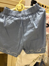 迷你巴拉女童短褲夏季寶寶莫代爾柔軟牛仔輕薄透氣褲子 灰藍色調00328 100 曬單實(shí)拍圖