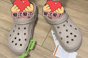 卡駱馳（CROCS）貝雅洞洞鞋沙灘鞋|10126 卵石色-2V3    37 /38(230mm)   曬單實(shí)拍圖